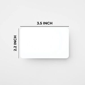 50 White Blank business Card